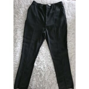 Abercrombie & Fitch‎ Skinny Ultra High Rise Pants Slit Bootcut Plaid Sz 30Wx31L